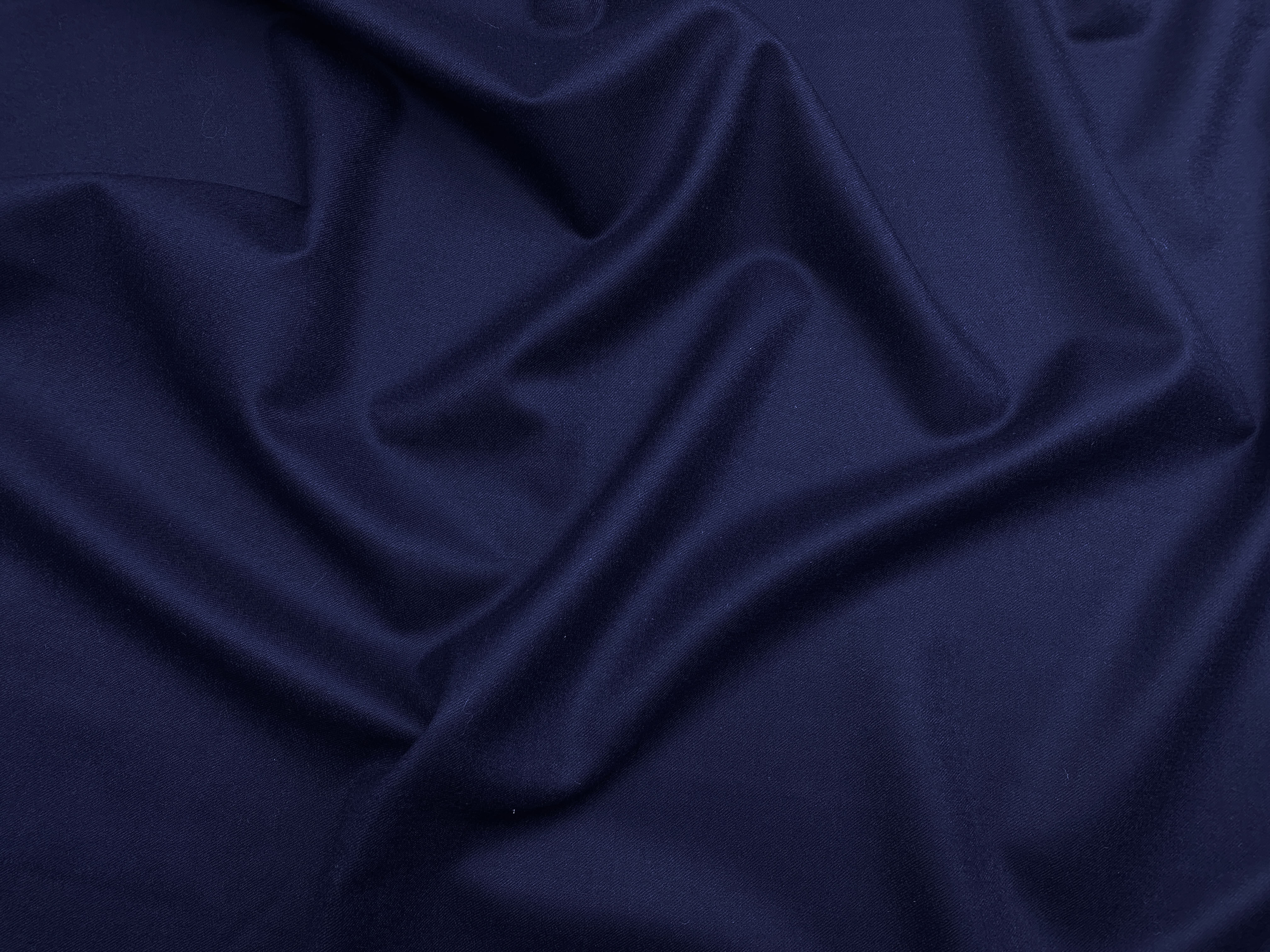 Ткань Костюмная синего цвета 49709 3